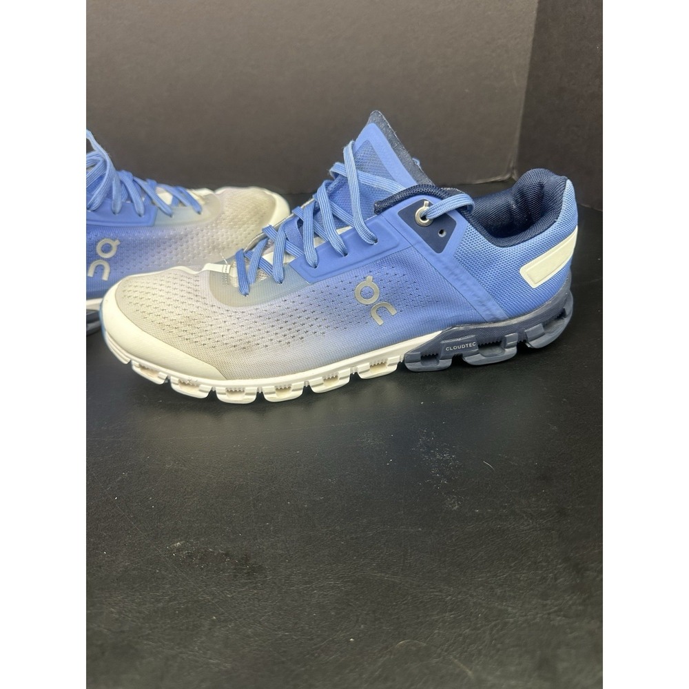 On Cloudflow Marina White Women's Lightweight Mesh Low Top Running Sneaker Sz 10 - Picture 6 of 10